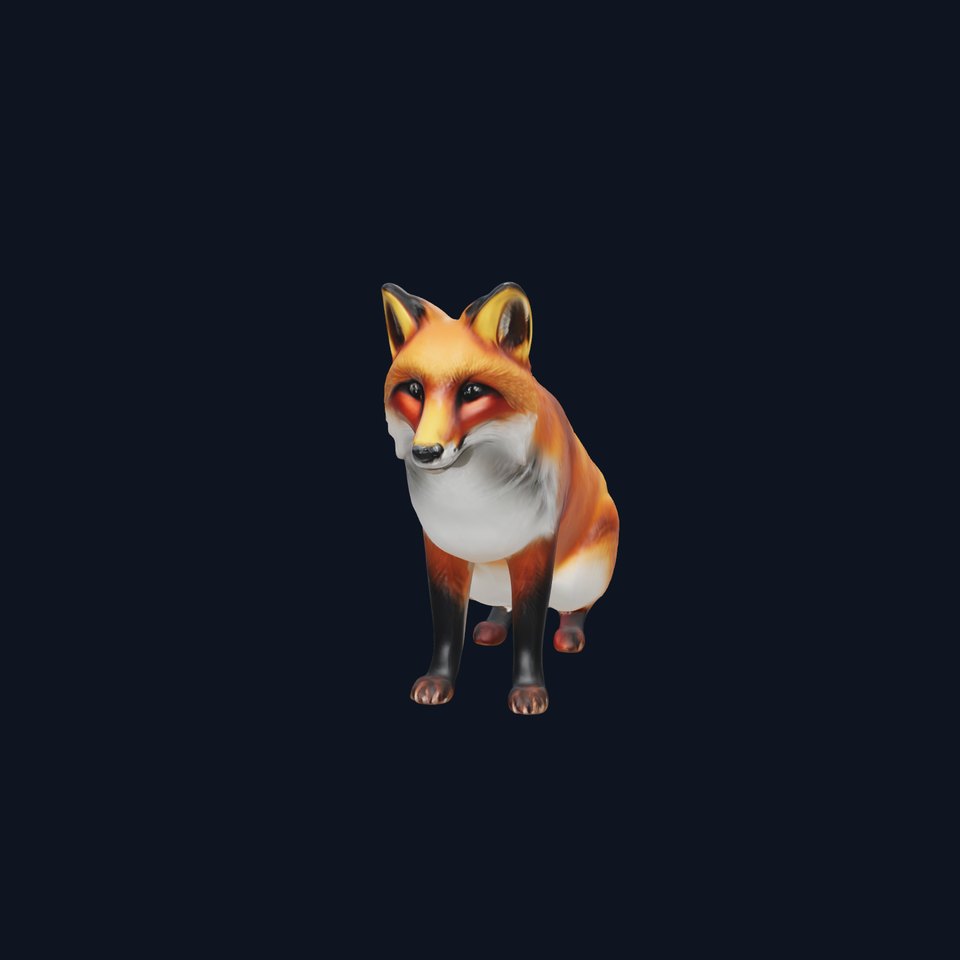 Realistic Fox Model Pack for D Animation and Rendering